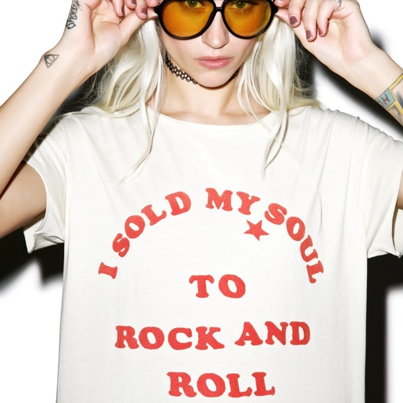 Junk Food Clothing Tops - NWT Rock and Roll Junk Food tee